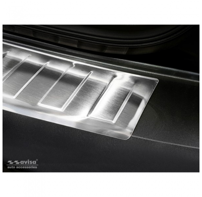 Protector De Paragolpes Trasero Acero Inox Volkswagen Caddy 2004-2015 & 2015- 'Ribs'