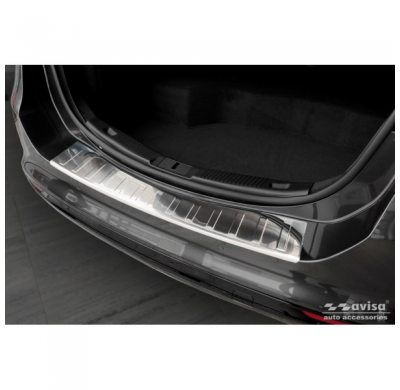 Protector de parachoques trasero de acero inoxidable adecuado para Ford Mondeo V Hatchback / Sedan 2014-2019 y Facelift 2019- 'R