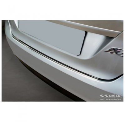 Protector de parachoques trasero de acero inoxidable adecuado para Ford Fiesta 3/5 puertas 2008-2012 y FL 2012-2017 incl. Fiesta