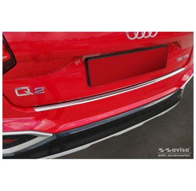Protector de parachoques trasero de acero inoxidable adecuado para Audi Q2 Facelift 2020-