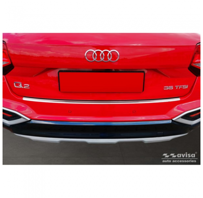 Protector de parachoques trasero de acero inoxidable adecuado para Audi Q2 Facelift 2020-