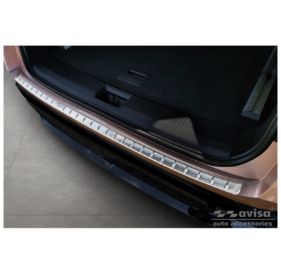 Protector de paragolpes trasero de acero inoxidable apto para Nissan Ariya 2022- 'Ribs'