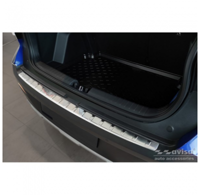 Protector de parachoques trasero de acero inoxidable valido para Hyundai Bayon 2021- 'Ribs'