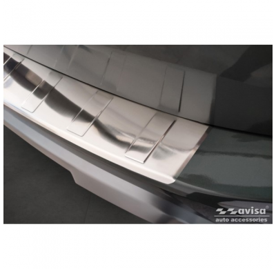 Protector de parachoques trasero de acero inoxidable apto para SsangYong Torres (J100) 2022- 'Ribs'