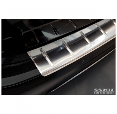 Protector de parachoques trasero de acero inoxidable apto para Mercedes Clase E W214 Sedan 2023- 'Ribs'