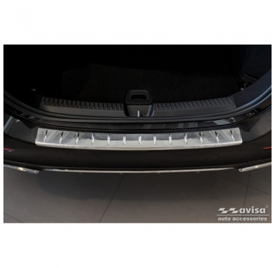 Protector de parachoques trasero de acero inoxidable apto para Mercedes Clase E W214 Sedan 2023- 'Ribs'