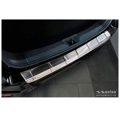 Protector de parachoques trasero de acero inoxidable Avisa compatible con Subaru Crosstrek III 2023 - 'Ribs'