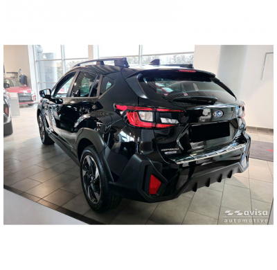Protector de parachoques trasero de acero inoxidable Avisa compatible con Subaru Crosstrek III 2023 - 'Ribs'