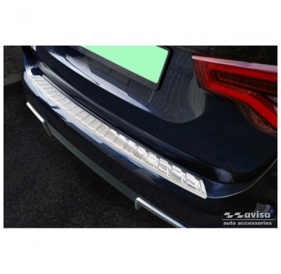 Protector de parachoques trasero de acero inoxidable valido para BMW iX3 (G08) 2020- 'Ribs'