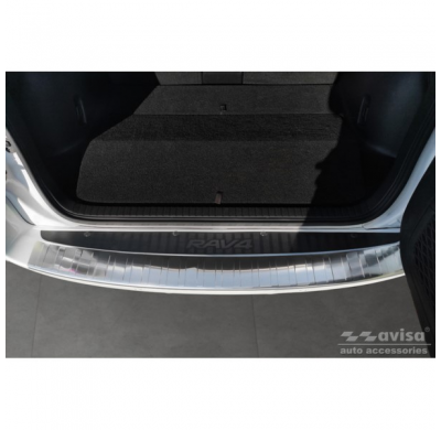 Protector De Parachoques Trasero De Acero Inoxidable Valido Para Toyota Rav-4 Iii 2005-2008 Y Fl 2008-2012 'Ribs'