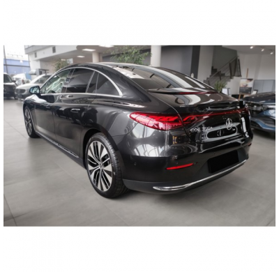 Protector de parachoques trasero en acero inoxidable para Mercedes EQE (V295) 2022- 'Ribs'.