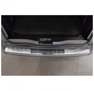 Protector de paragolpes trasero de acero inoxidable para Mercedes Citan (W420) Furgón/Tourer 2021- 'Ribs'