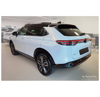 Protector de parachoques trasero de acero inoxidable Avisa compatible con Honda HR-V III 2021 - 'Ribs'