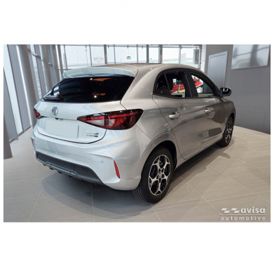 Protector de parachoques trasero de acero inoxidable Avisa apto para MG 3 III 2024 - 'Ribs'