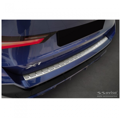 Protector de parachoques trasero de acero inoxidable apto para BMW X1 U11 M-Sport 2022- 'Ribs'