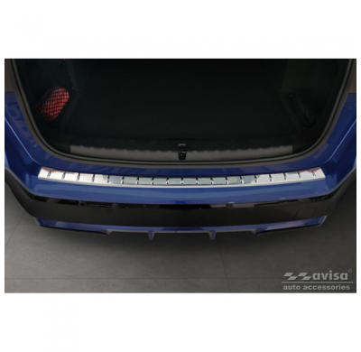 Protector de parachoques trasero de acero inoxidable apto para BMW X1 U11 M-Sport 2022- 'Ribs'