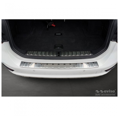 Protector de parachoques trasero de acero inoxidable adecuado para BMW Serie 3 G21 Touring 2019-2022 'Ribs'