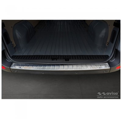 Protector de parachoques trasero de acero inoxidable apto para Opel Movano / Renault Master III 2010-2018 y 2018-2021 'Ribs'