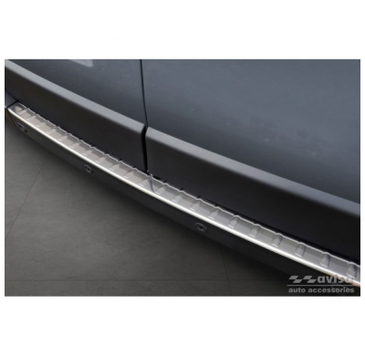 Protector de parachoques trasero de acero inoxidable apto para Opel Movano / Renault Master III 2010-2018 y 2018-2021 'Ribs'