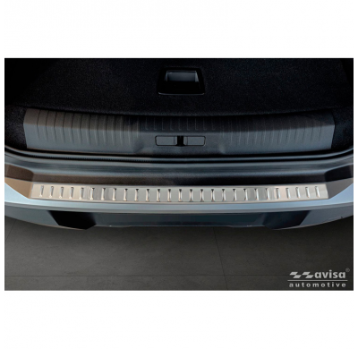 Protector de parachoques trasero de acero inoxidable Avisa compatible con Peugeot 5008 III 2024 - 'Ribs'