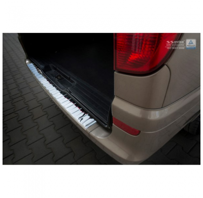 Protector cromado acero paragolpes trasero Mercedes Vito / Viano 2003-2014 'Ribs'