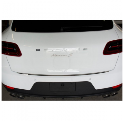 Protector Cromado Acero Paragolpes Trasero Porsche Macan 2013- 'Ribs'