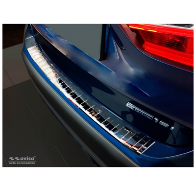 Protector Cromado Acero Paragolpes Trasero Bmw X1 F48 2015- 'Ribs'