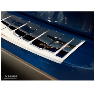 Protector Cromado Acero Paragolpes Trasero Bmw X1 F48 2015- 'Ribs'