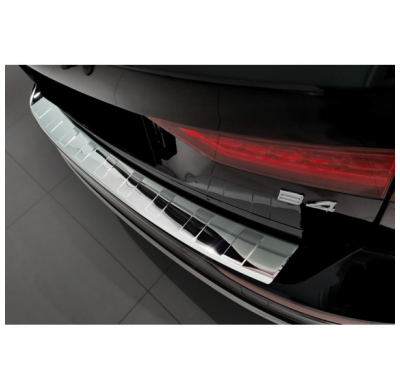 Protector de parachoques trasero de acero inoxidable cromado adecuado para Volvo V60 II / V60 II Cross Country 2018- & V60 II Pl