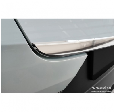Cubierta embellecedora de puerta trasera de maletero de acero inoxidable cromado adecuada para Renault Captur II 2019- y Mitsubi