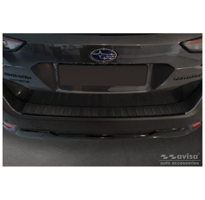 Protector de parachoques trasero de acero inoxidable para Subaru Outback (BT) 2020- 'Ribs'.