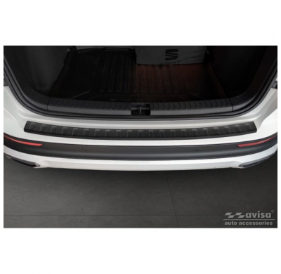 Protector de parachoques trasero en acero inoxidable para Seat Ateca 2016-2020 y FL 2020- 'Ribs'.