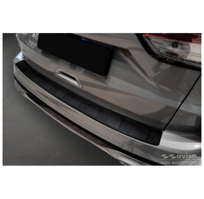Protector de parachoques trasero de acero inoxidable negro mate adecuado para Ford Kuga III ST-Line/Vignale/Hybrid ST-Line 2019-