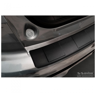 Protector de parachoques trasero de acero inoxidable negro mate adecuado para Ford Kuga III ST-Line/Vignale/Hybrid ST-Line 2019-