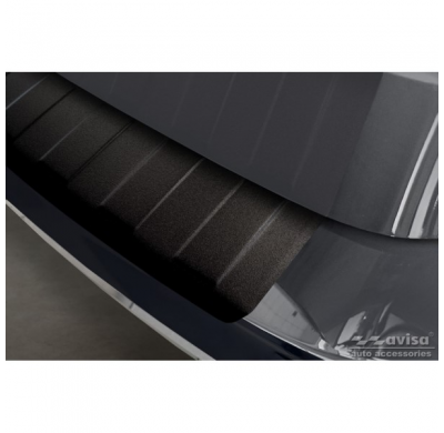 Protector de parachoques trasero de acero inoxidable negro mate para Mercedes Clase B III W247 / AMG 2018-