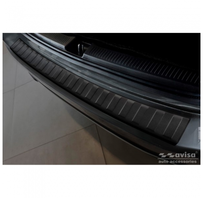 Protector de parachoques trasero de acero inoxidable negro mate para Mercedes Clase B III W247 / AMG 2018-