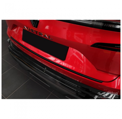 Protector de parachoques trasero de acero inoxidable negro mate para Renault Austral 2022-