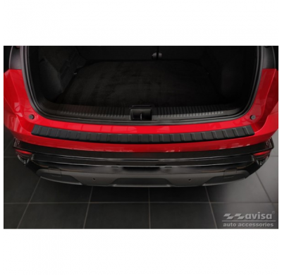 Protector de parachoques trasero de acero inoxidable negro mate para Renault Austral 2022-