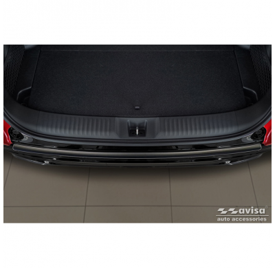 Protector de parachoques trasero de acero inoxidable negro mate adecuado para Honda ZR-V (RZ4) 2023-