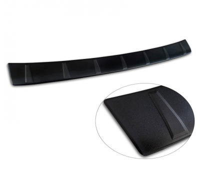 Protector de parachoques trasero de acero inoxidable negro mate Avisa compatible con Subaru Crosstrek III 2023 - 'Ribs'