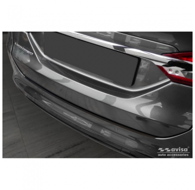 Protector de parachoques trasero de acero inoxidable negro adecuado para Ford Mondeo V Hatchback / Sedan 2014-2019 y FL 2019- 'R