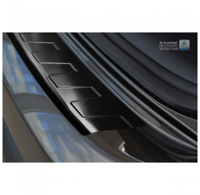 Protector Trasero De Paragolpes Acero Negro Para Nissan Qashqai Ii 2014-2017 'Ribs'