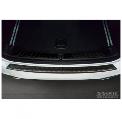 Protector Negro Acero Paragolpes Trasero Bmw X3 G01 M-Package 2017- 'Ribs'