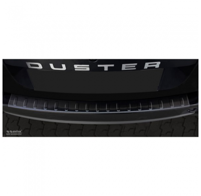 Protector negro acero paragolpes trasero Dacia Duster 2010-2017 'Ribs'