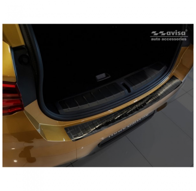 Protector Negro Acero Paragolpes Trasero Bmw X2 F39 M-Package 2018- 'Ribs'
