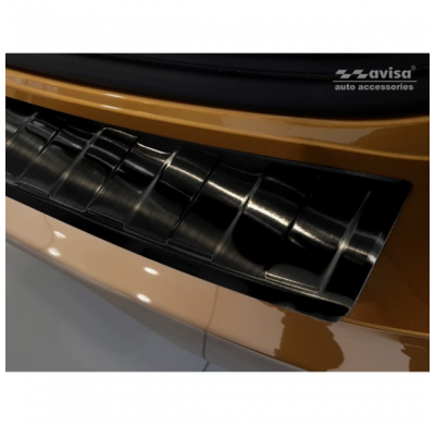 Protector Negro Acero Paragolpes Trasero Bmw X2 F39 M-Package 2018- 'Ribs'
