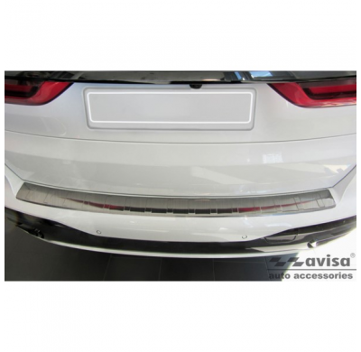 Protector Trasero De Paragolpes Acero Negro Para Bmw X7 (G07) 2019- 'Ribs'