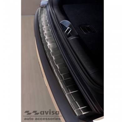 Protector Trasero De Paragolpes Acero Negro Para Jeep Cherokee V Fl 2018- 'Ribs'