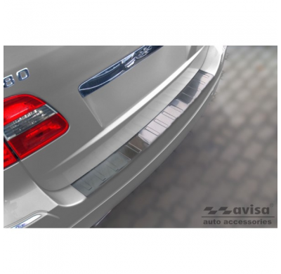 Protector Trasero De Paragolpes Acero Negro Para Mercedes B-Class W245 2005-2008 'Ribs'