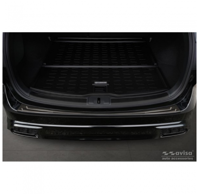 Protector de parachoques trasero de acero inoxidable negro adecuado para Lexus RX V 2022-